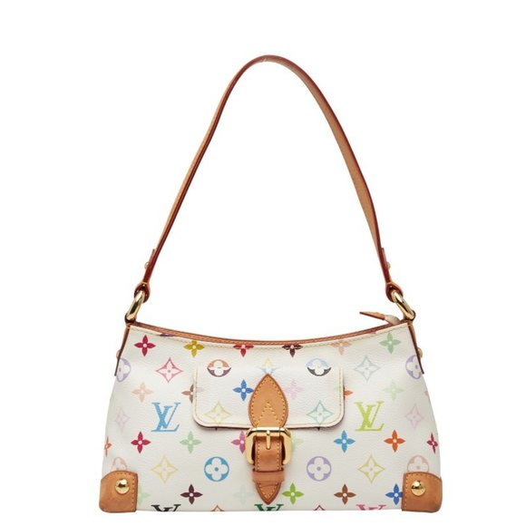 LOUIS VUITTON Handbags - Louis Vuitton Monogram Multicolore Eliza Shoulder Bag M40098 in Bron White Le...